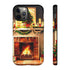 Warm Chirstmas Hearth - Impact Resistant Phone Case iPhone 12 Pro Glossy